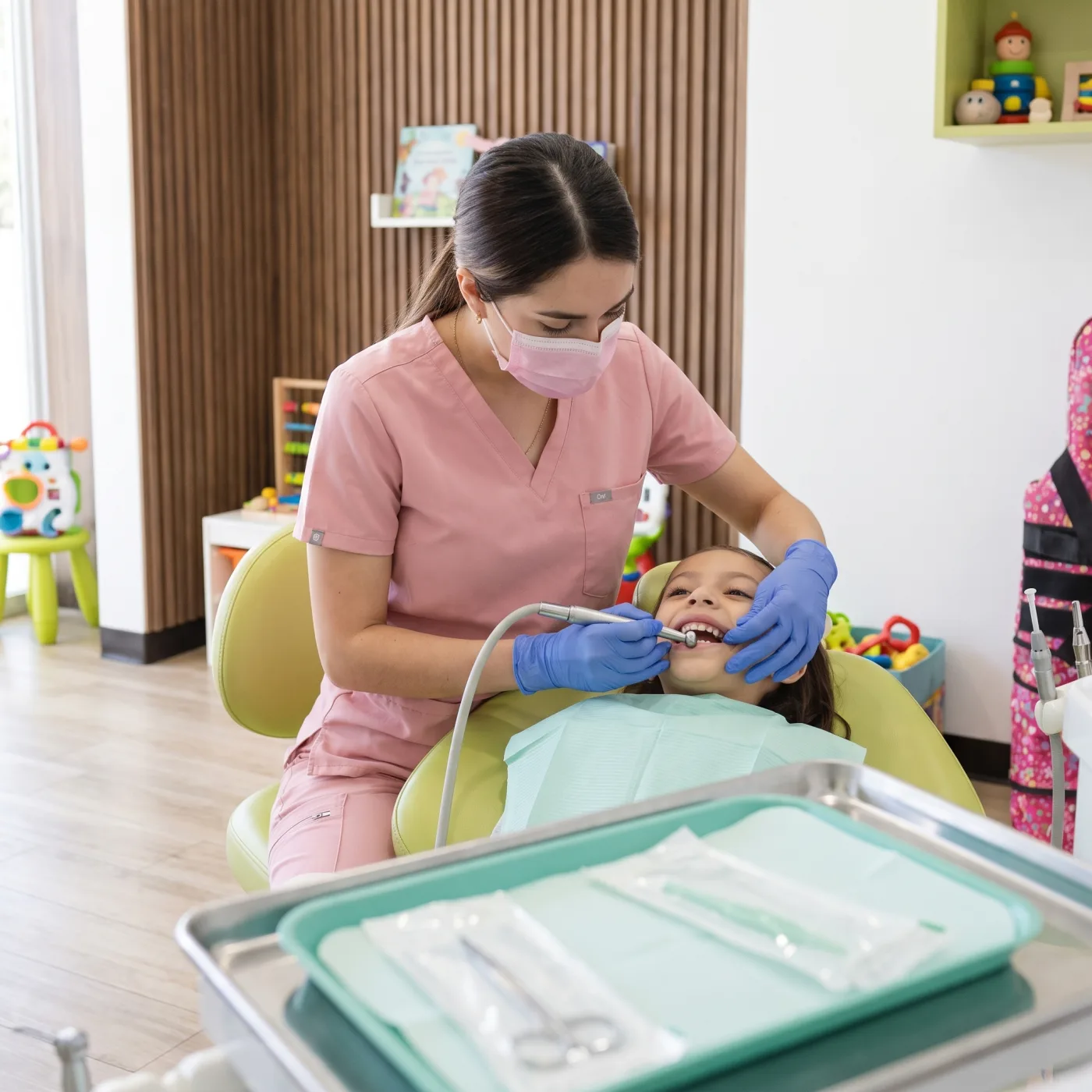Limpieza dental infantil